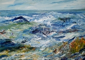 Roulis d'orage de mer